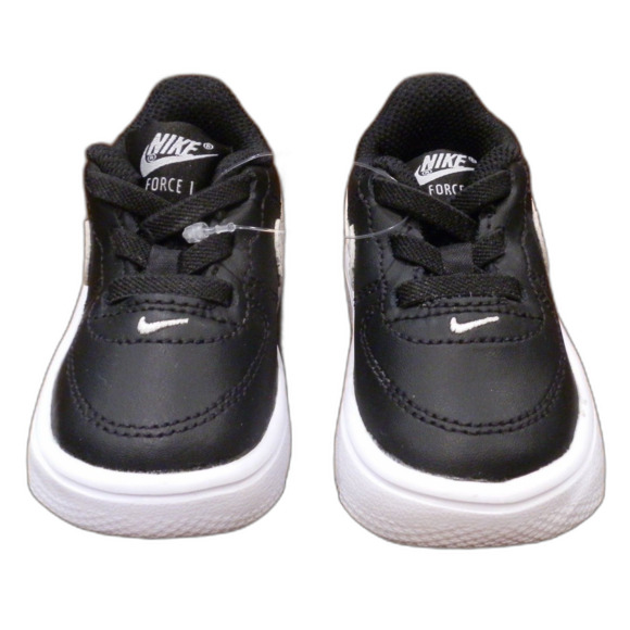 Nike Air Force 1 Black Shoes Kids Toddler Baby Size 2C New - Picture 1 of 4